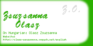 zsuzsanna olasz business card
